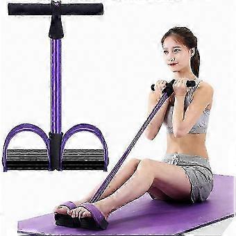 6-Tube Tension Rope, Natural Latex Elastic Yoga Puller, Multifunctional Fitness Equipment for Abs, Waist, Arms -pad3
