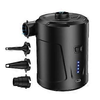 Portable Electric Air Pump Rechargeable Battery Power Fast Inflation for Camping Mattress and Pool Floats