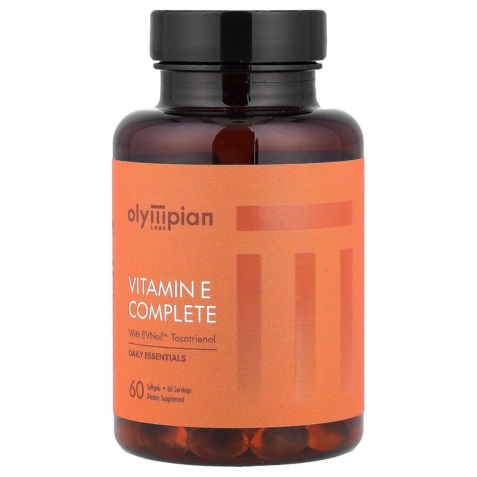 Olympian Labs, Vitamin E Complete, 60 Softgels