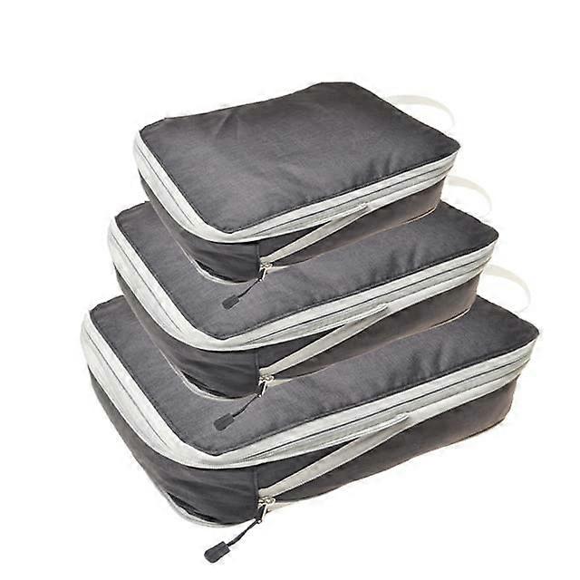 Compression Packing Cubes Set Waterproof Travel Organizer with MultiSize Space Saving Design