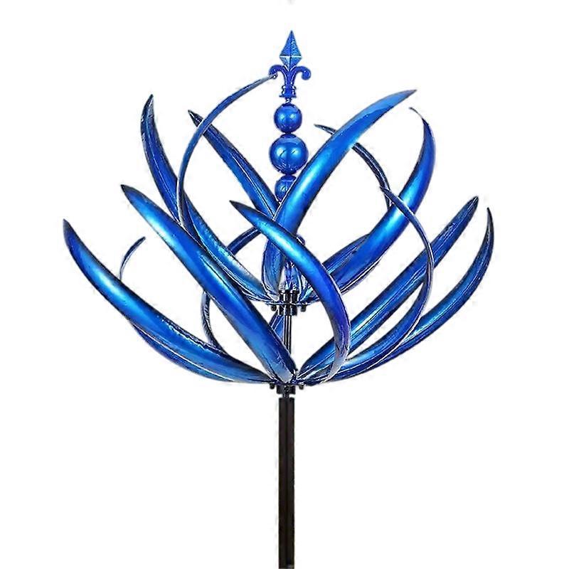 Curved-Blade 3D Iron Windmill