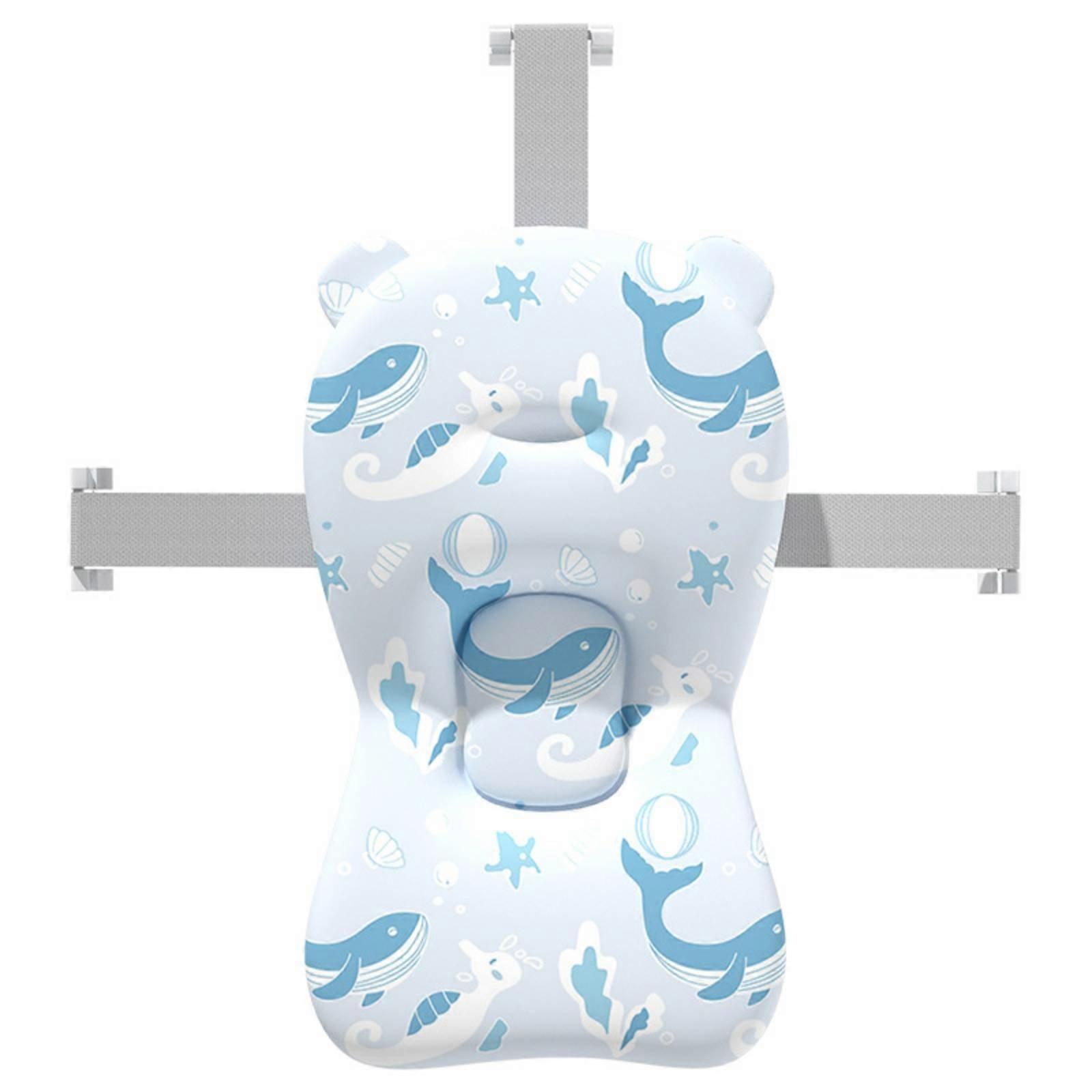 Buoyant Bath Pad Quick-Drying Adjustable Bath Support Breathable Mesh Infant