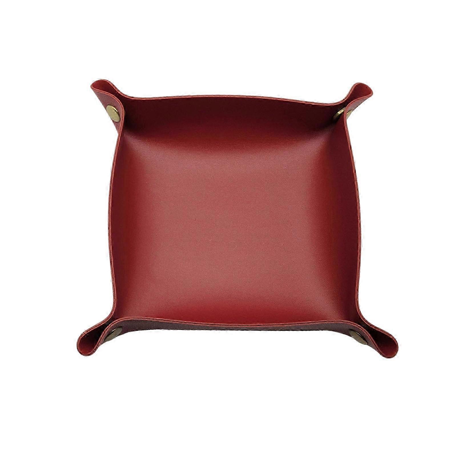 Snap-Closure Leatherette Tray