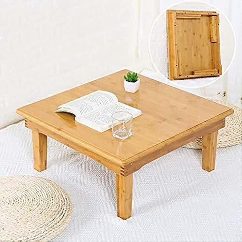 Folding Bamboo Low Table, Japanese-Style Square Multi-Function Small Dining Table