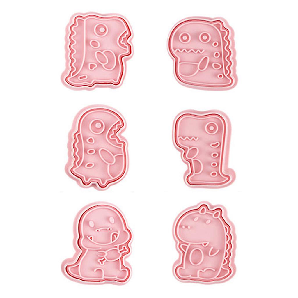 Different Dinosaur Cookie Cutters Cartoon 3D Cartoon Bakeware Tools Easy Safe