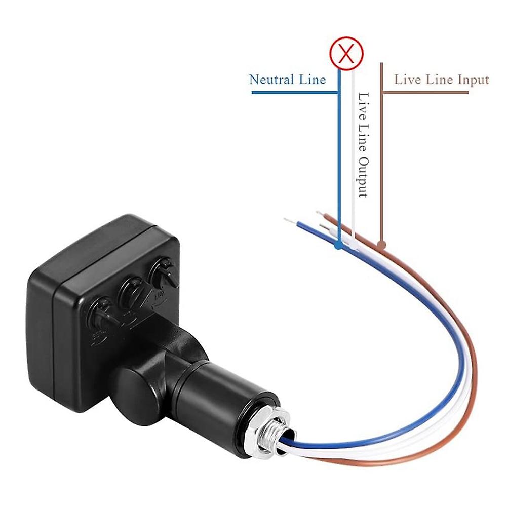 220V Mini Human Body Infrared Sensor Infrared Body Sensor Switch LED ...