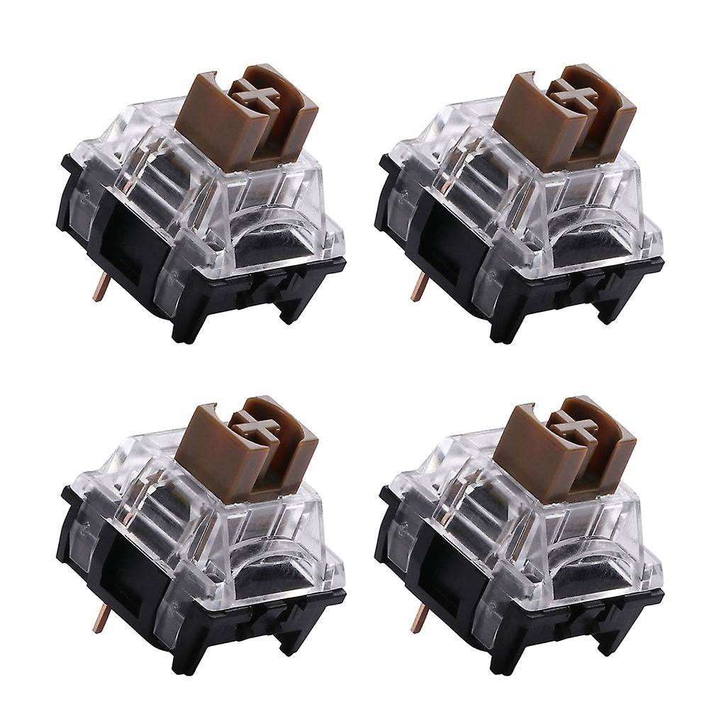 4/10PCS Keyboard Switches Tactile Switch TTC Silent Brown V2 Switch Dustproof