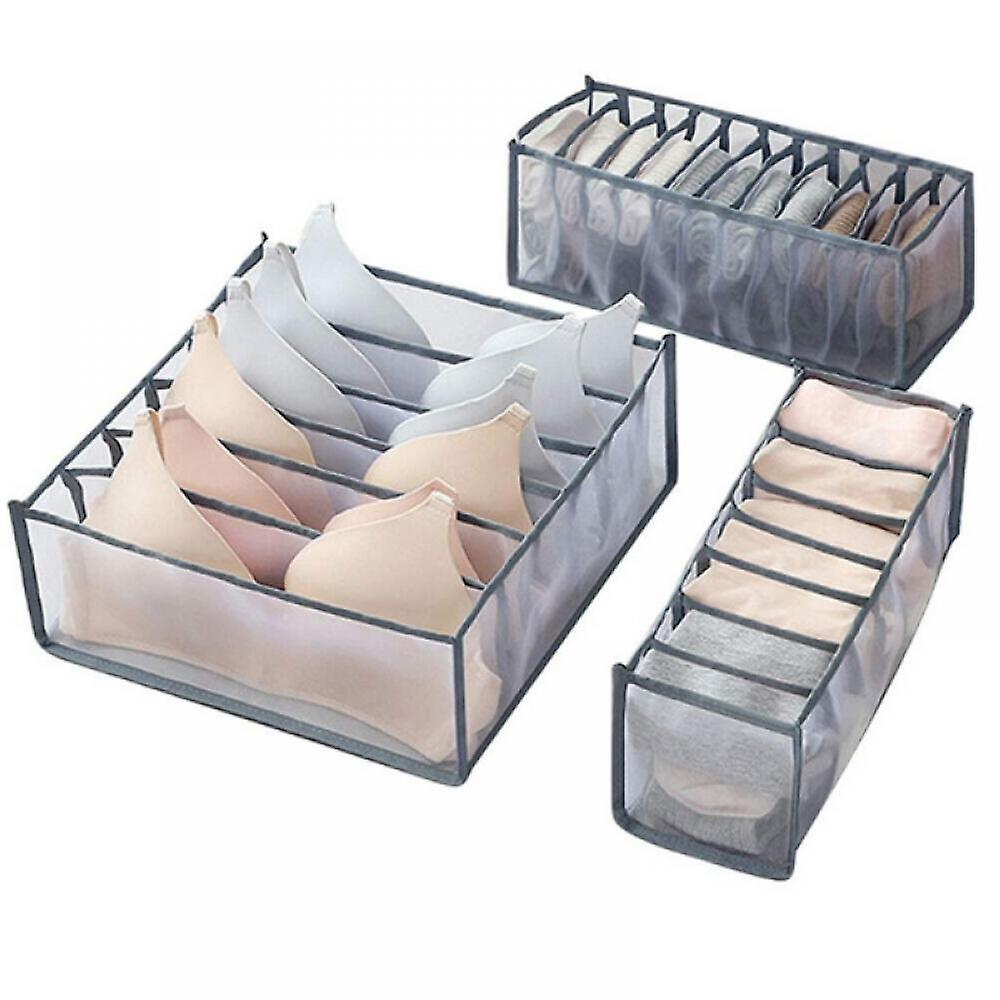 11 Drawer Storage Box Folding Drawer Storage Box Compartmental Wardrobe Storage Box Suitable For Underwear, Bras And Socks