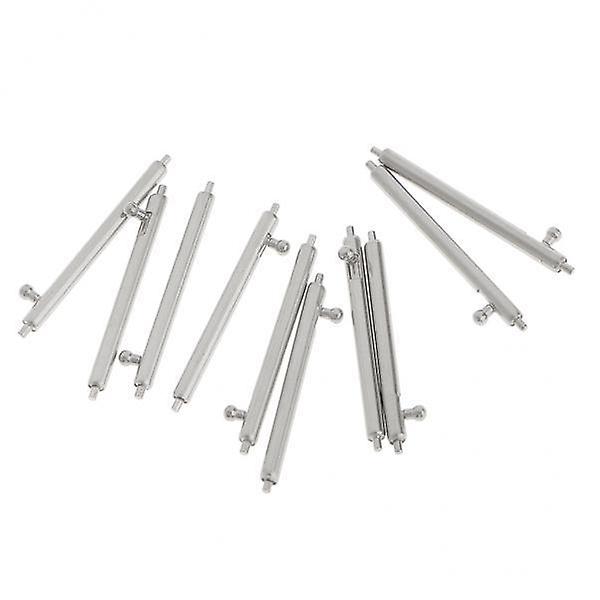 3x10 Pieces Quick Release Spring Bar Cylindrical Push Button Watch Pins 18mm