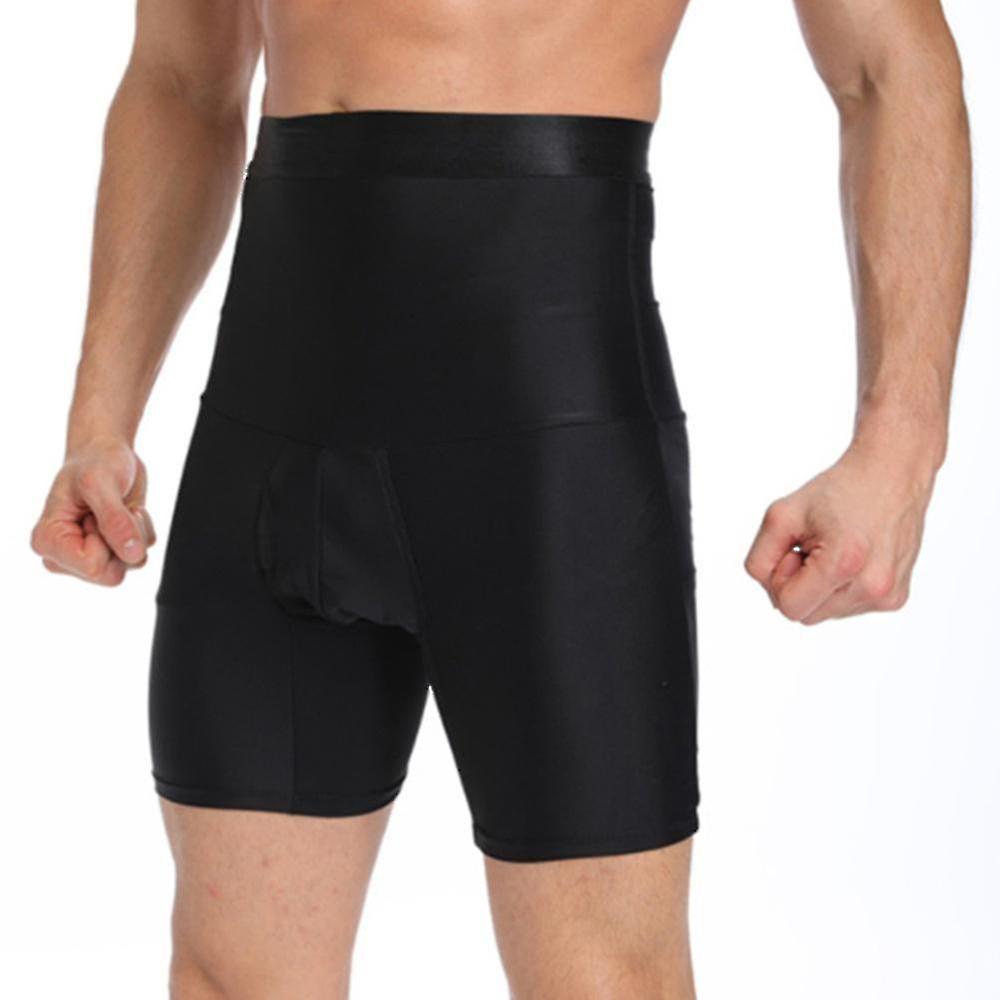 Men High Waist Slimming Body Shaper Tummy Boxer Panties Shapewear