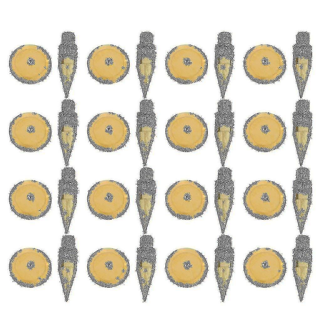 16 Pairs 6 X 36mm Copper Speaker Spike Isolation Stand + Base Pad Feet Mat Speaker Isolation Speake