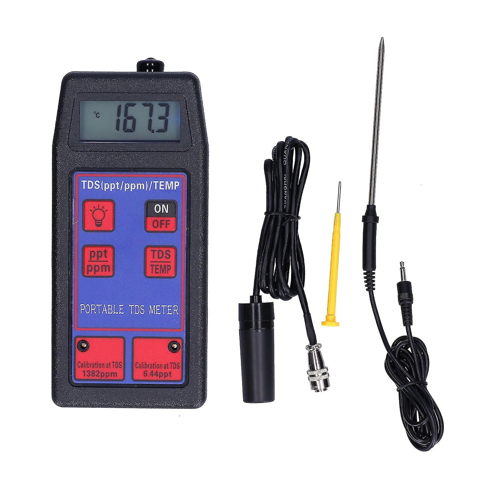 Tds8426 2 In 1 Tds Temperature Tester Portable Water Quality Analyzer For Swimming Pool Aquarium Hydroponics