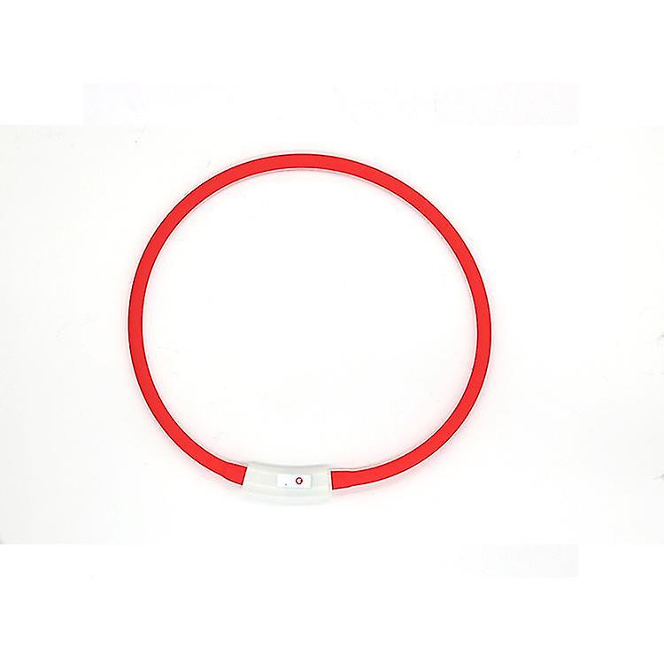 مستلزمات الحيوانات الأليفة طوق الكلب أدى ضوء طوق الكلب طوق USB قابلة للشحن طوق الحيوانات الأليفة في الهواء الطلق الكلب المشي طوق منع الخسارة