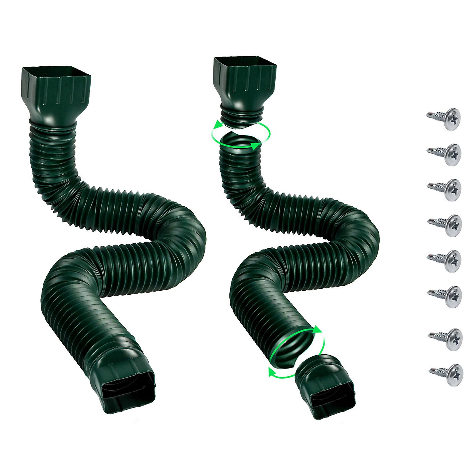 Downspout Plastic Extension Pipe Drain Downspout Extension Tube For Gutter Downspout Accessories