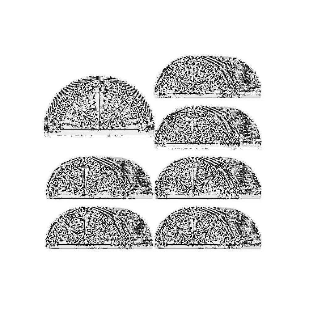 100 Pcs Math Protractors Plastic Protractor 180 Degrees,protractors Bulk For Classroom, Protractor