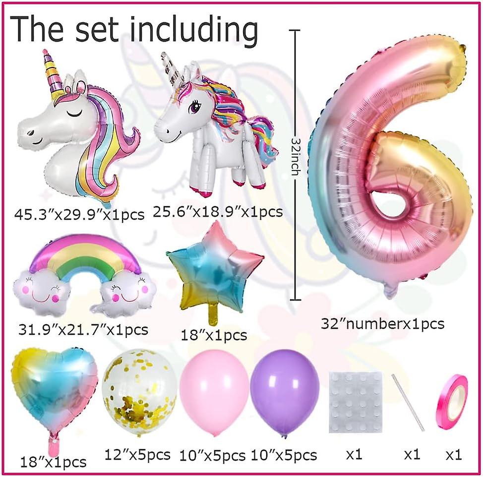 Magical Unicorn Palloncini In Lattice Rosa – 6 Pezzi Da 27,5 Cm, Con Valvola, Per Feste E Decorazioni - 4