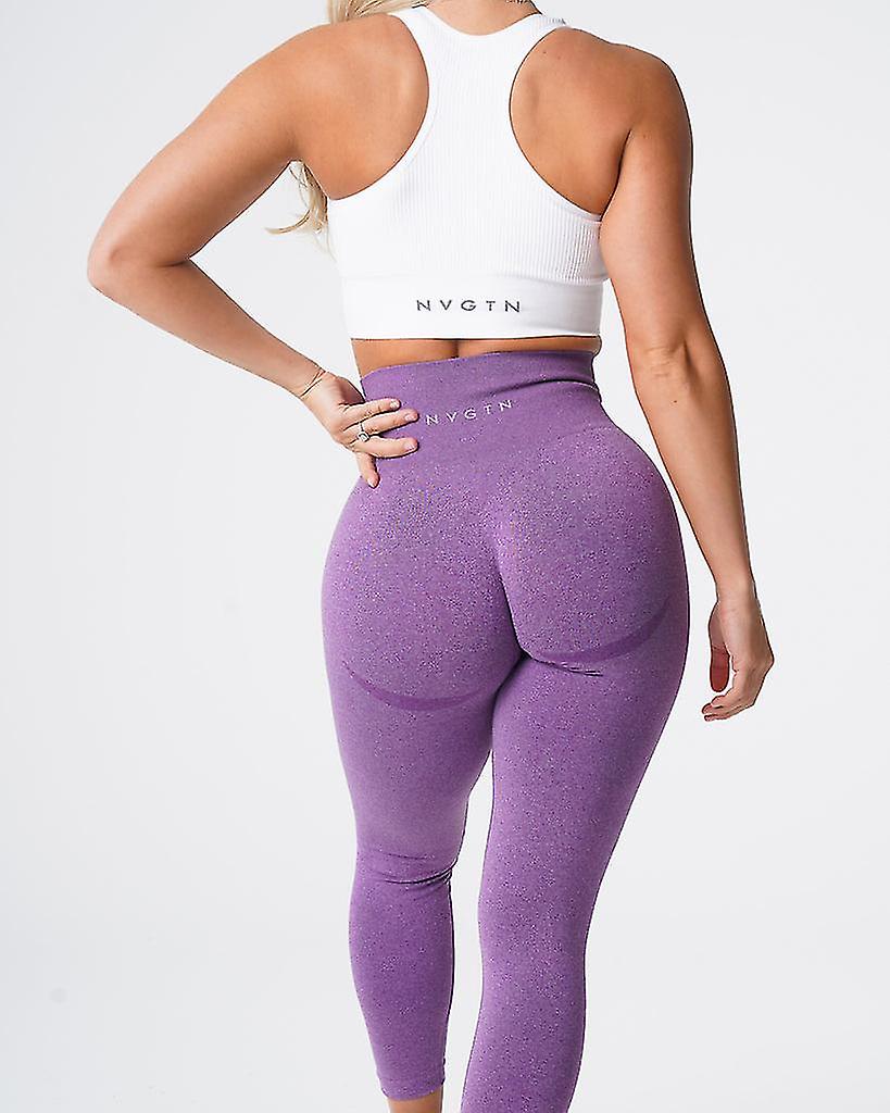 Nvgtn מנוקד חלק Spandex חותלות נשים רך אימון טייץ תלבושות כושר יוגה מכנסיים חדר כושר ללבוש חדר כושר