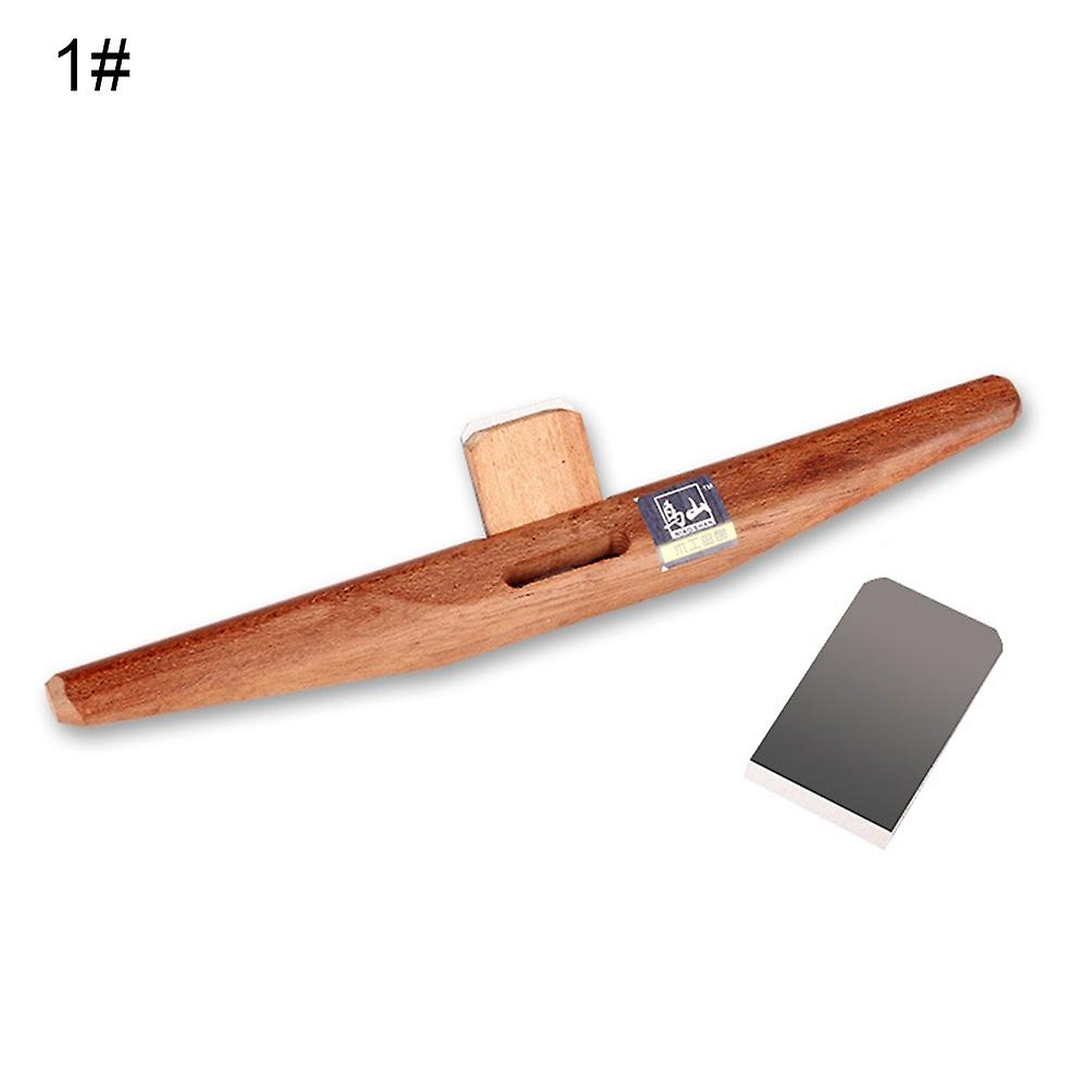 ZHOUBA Carpenter Slotted Edge Trimming Rosewood Flat/Round Bird Planer Woodworking Tool