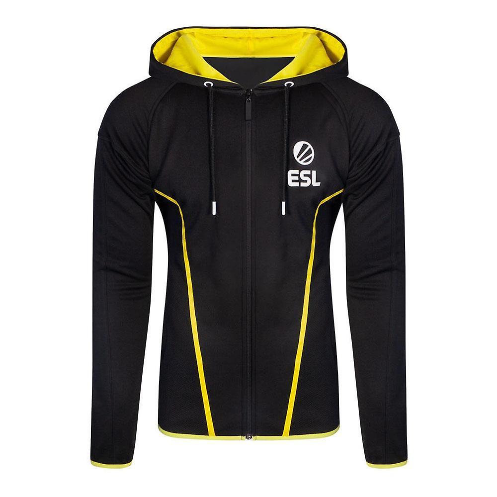 ESL Logo TEQ Full Length Zipper Hoodie Fruugo UK