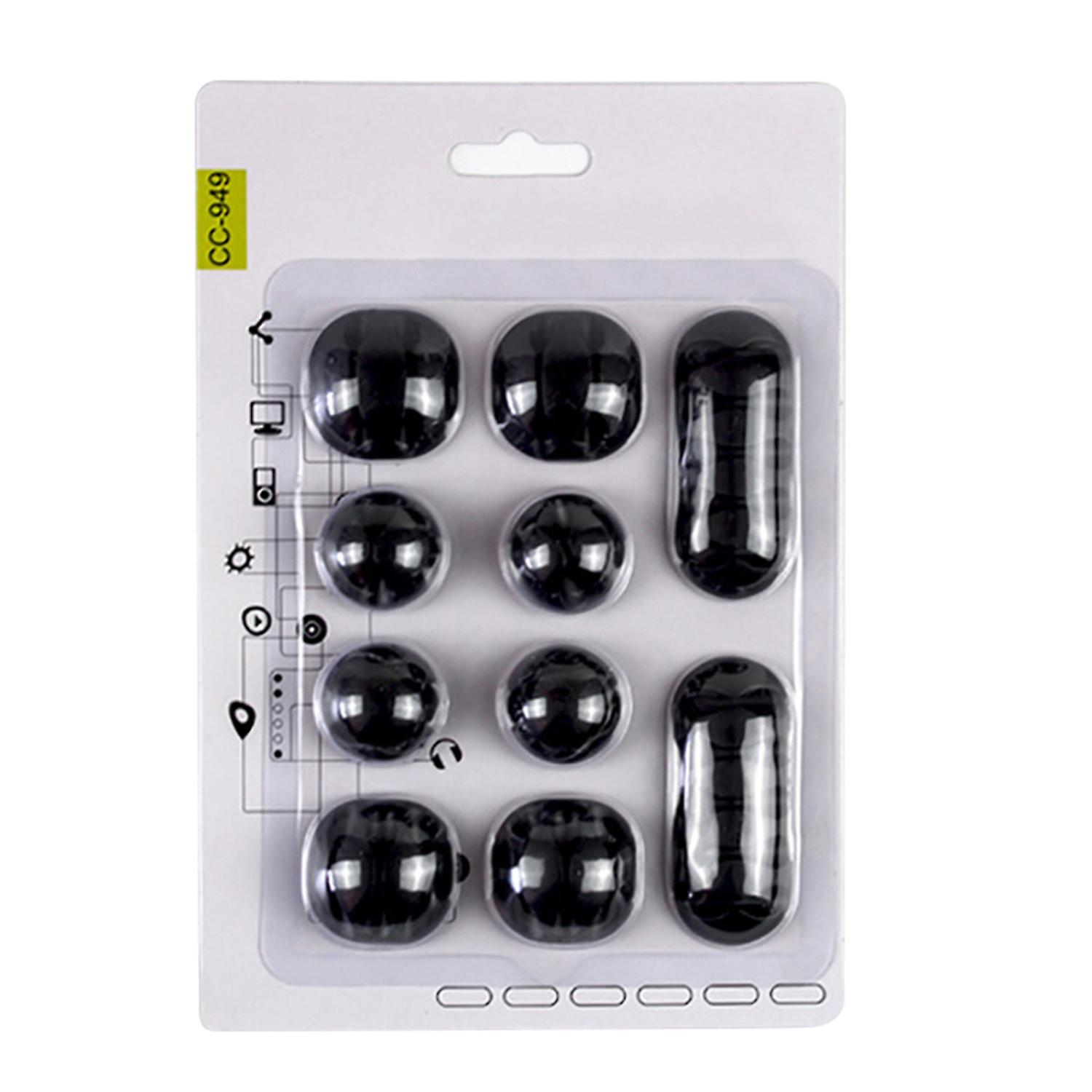 1 Set Cable Organizer Sturdy Non-marking Plastic USB Charging Data Line Cable Winder Daily Use