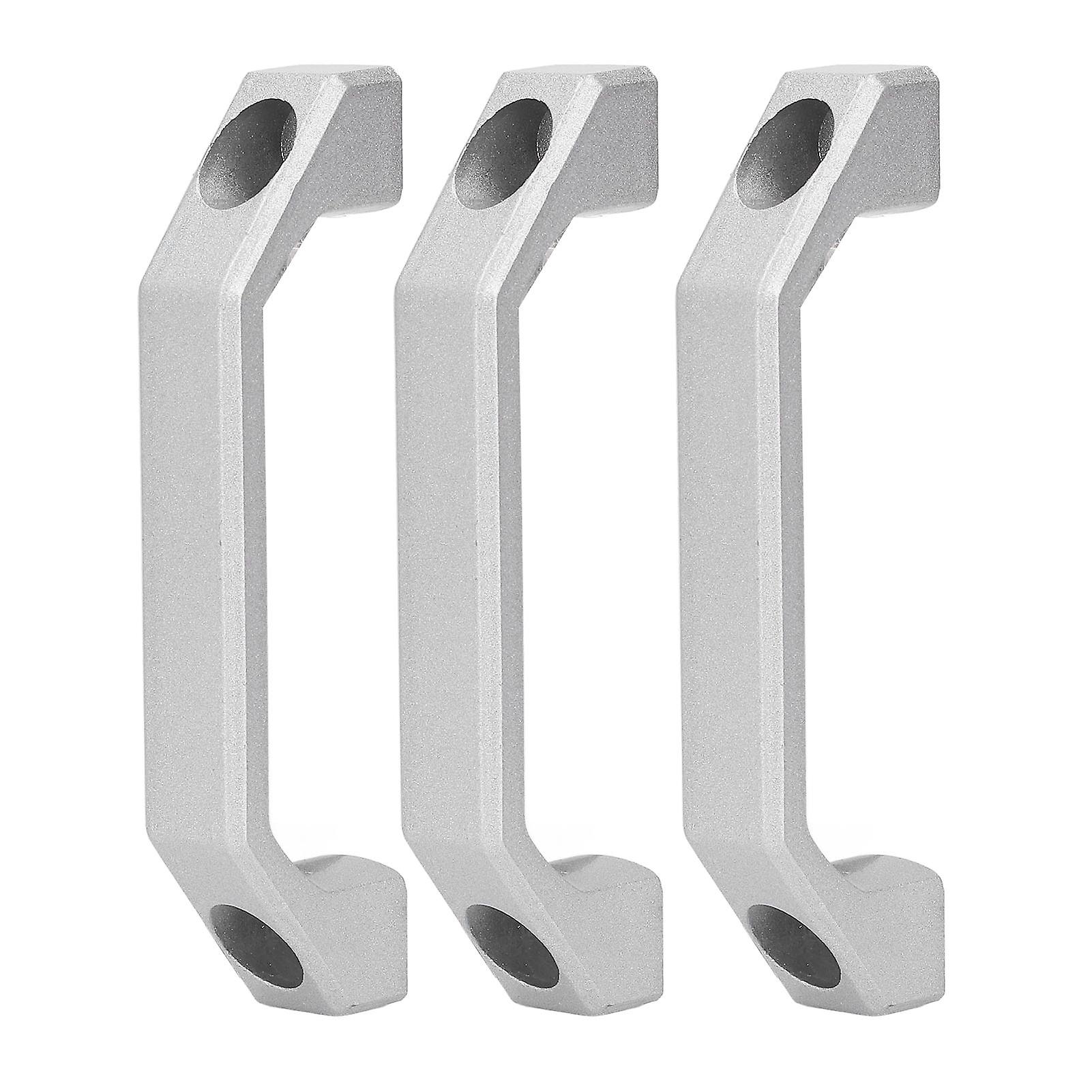Qukaim Furniture Handle Cabinet Handle Set, 3PCS Aluminum Alloy Drawer Door Handles, 100mm Hole Distance, Suitable for Home Furniture, Gate and