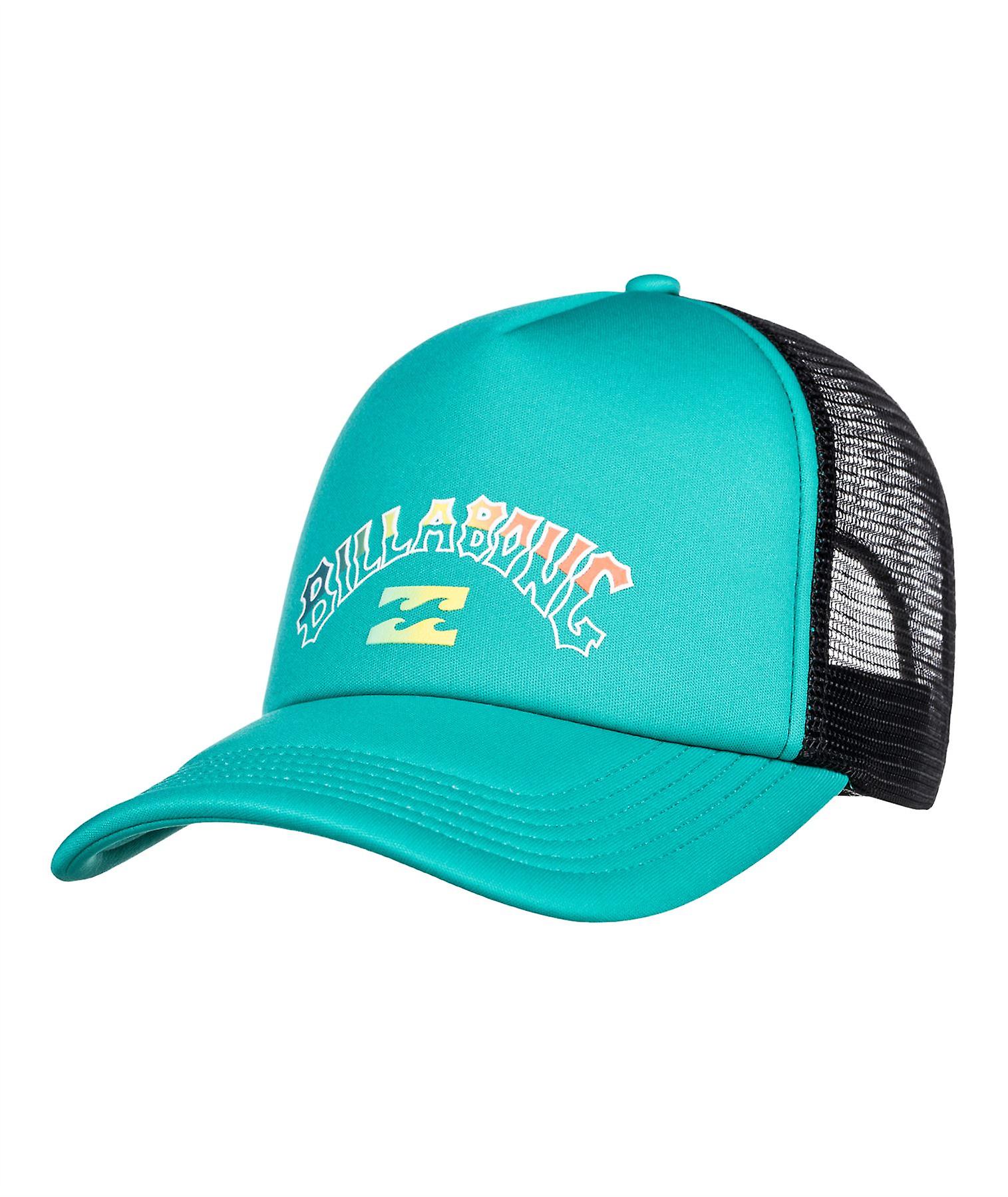 Billabong 6 Panel Mens Snapback Curved Peak Trucker Cap ~ Podium