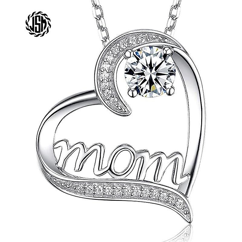 Κολιέ MOM Key Heart Shaped Μενταγιόν Creative Gift Necklace