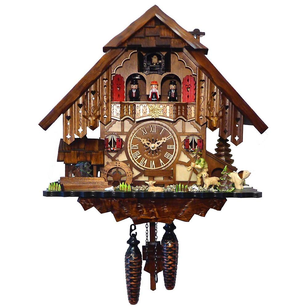 Engstler - 48712 QMT - Cuckoo Clock - Quartz - Walnut