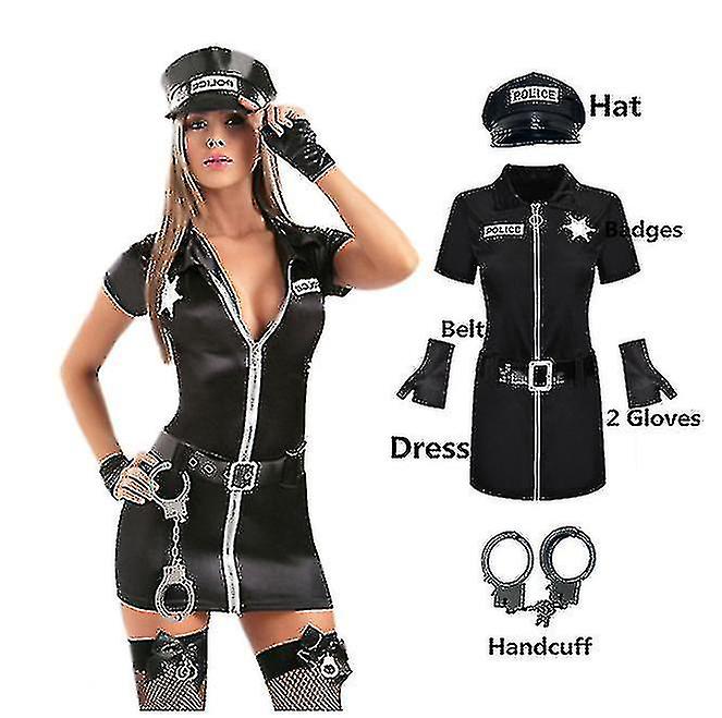 Sexy policía policía disfraz de mujer