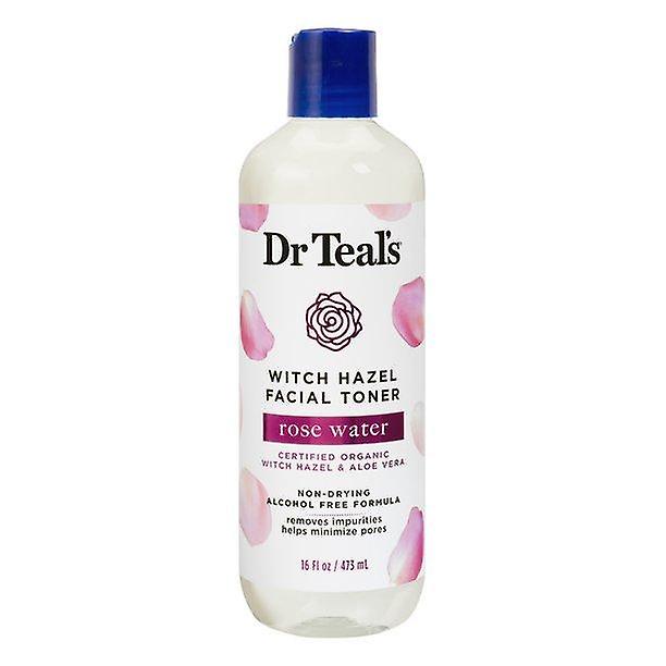 Dr Teal's Rose Witch Hazel Yüz Toniği, 16 fl.oz.
