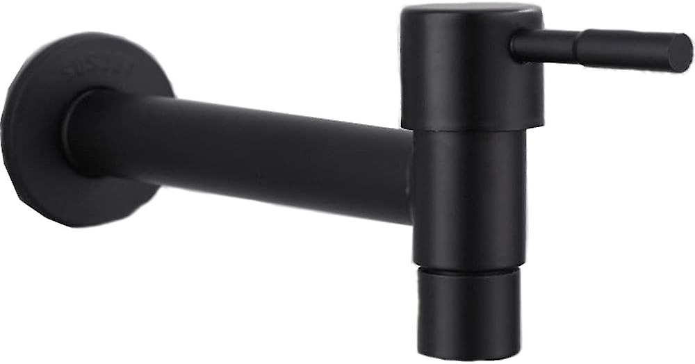 Kylpyhuonehana-musta pitkä hana 135mm