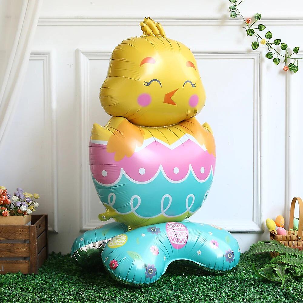 Pannu Designs Easter 4D Foil Rabbit Balloon – White, Animal Shape, Helium Ready
