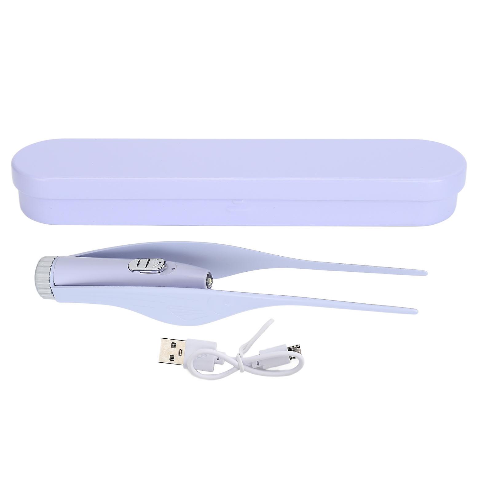 Ear Tweezers, USB Rechargeable Earwax Removal Tool with Light for Kids and Adults
