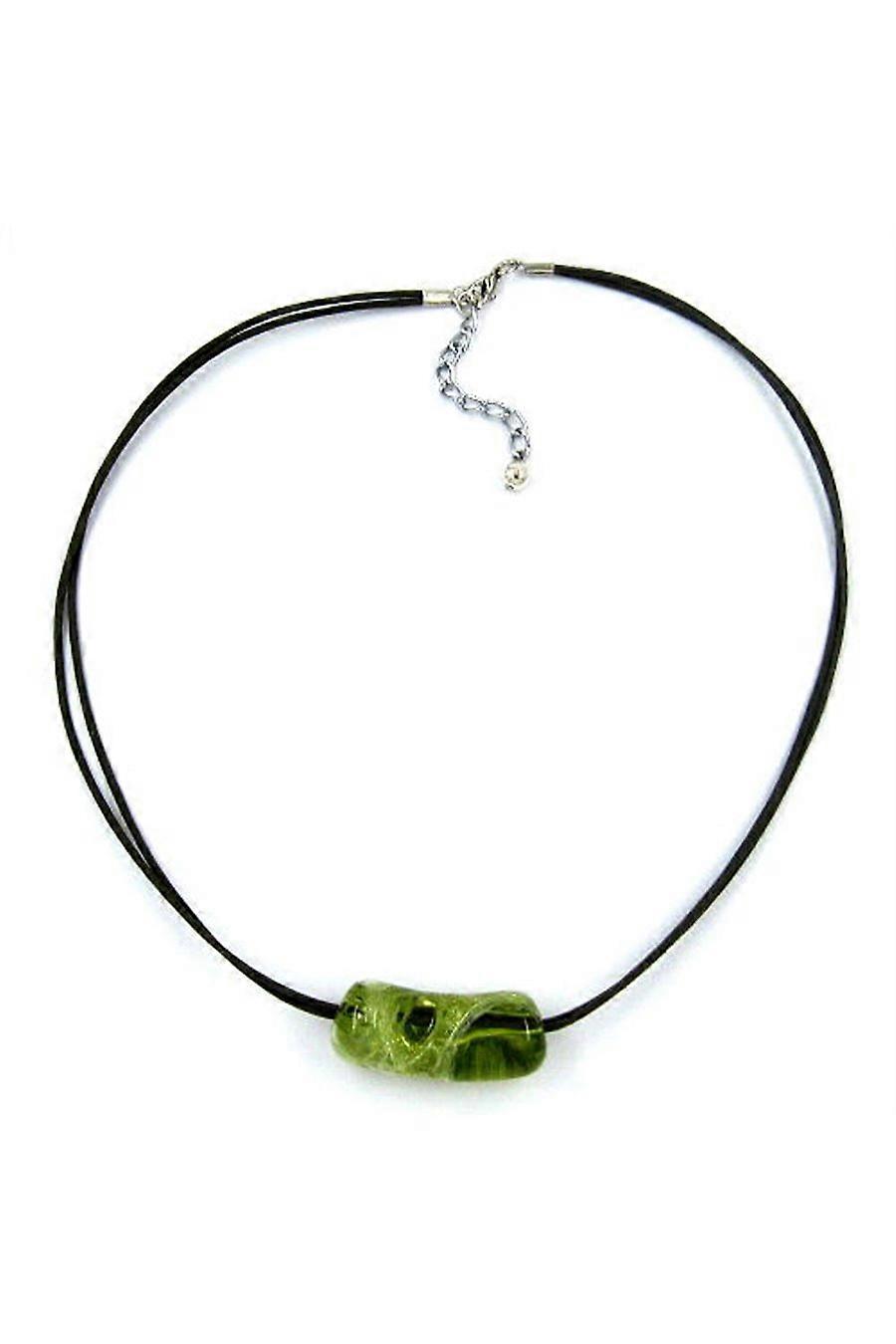 Necklace Beads Green Crash Style - Gl02029