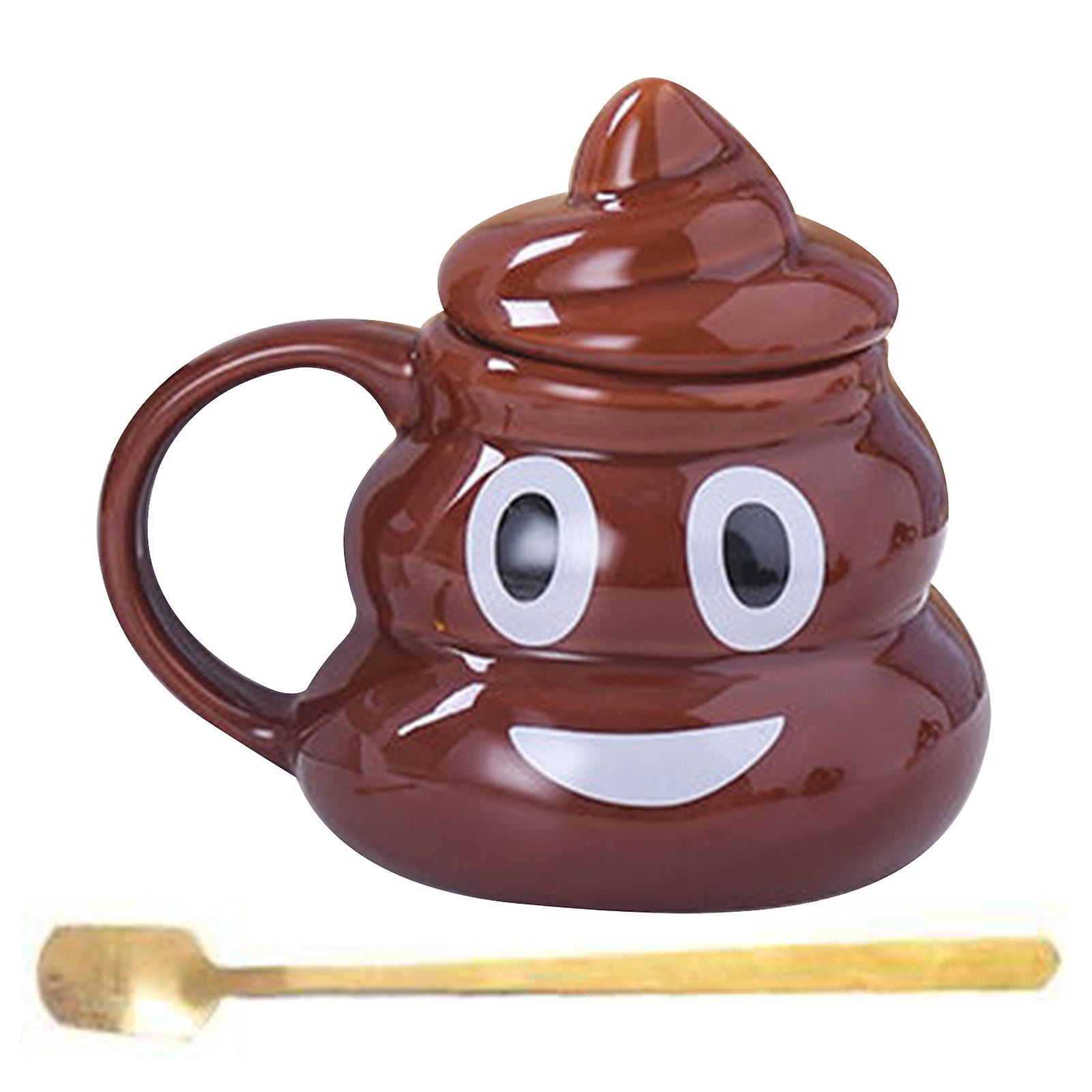 كوب سيراميك مضحك سهل التنظيف، كوب قهوة وماء، مناسب للمنزل والمكاتب