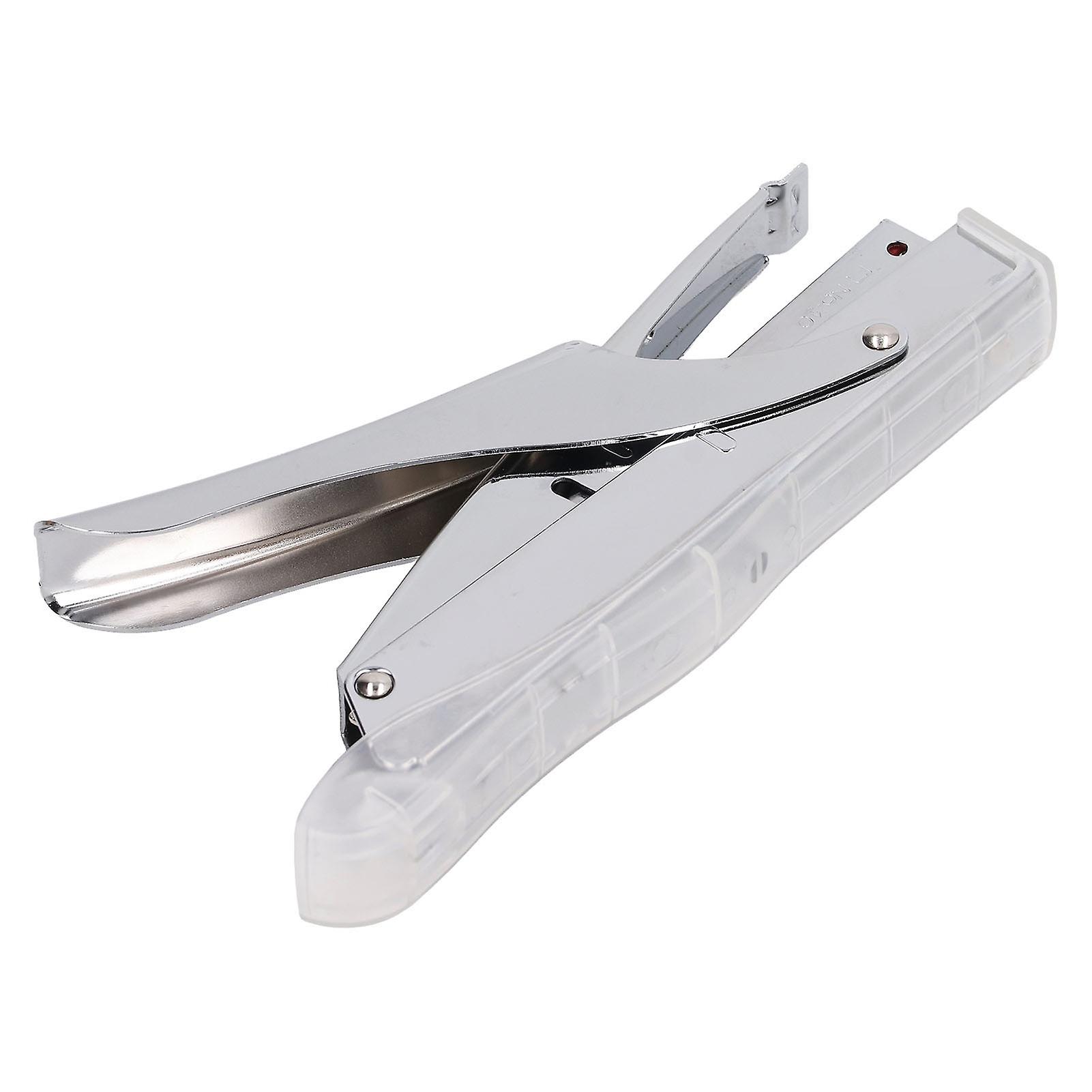 Hand Held Mini Stapler 10 Sheets Capacity 3.1x0.8x6.1in Transparent