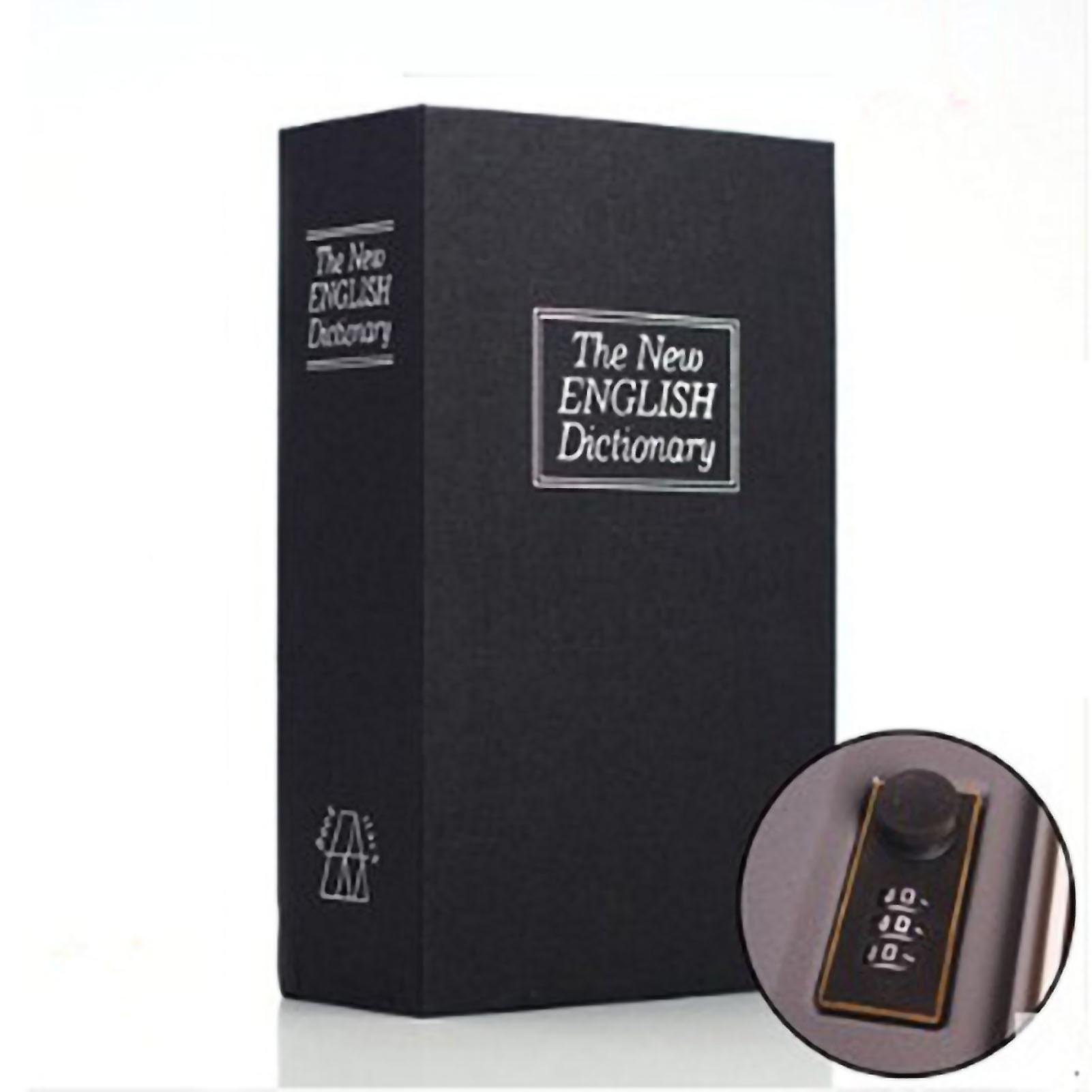 Diversion Book Safe Medium Size Thickened Inner Wall Highly Simulated Book Safe Combination Lock for Money Valuables