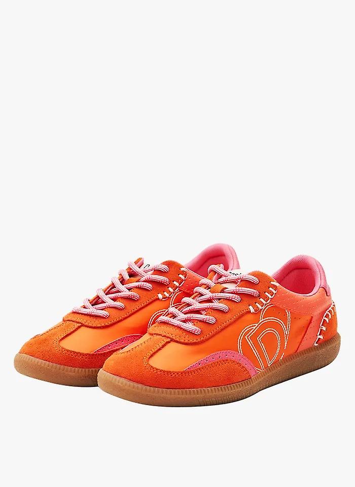 Desigual Heri 颜色 红色 橙色 粉色 复古运动鞋 24SSKA02