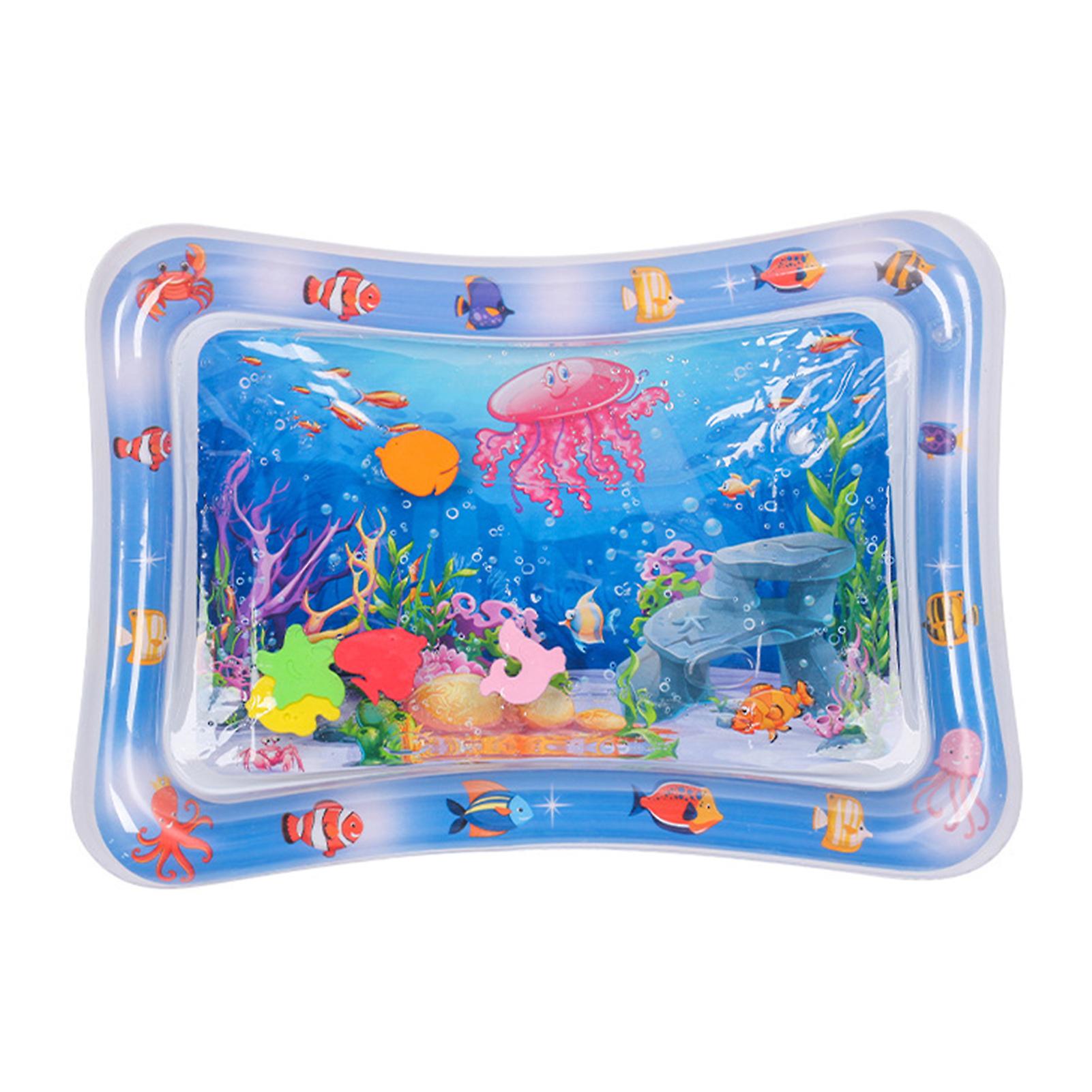 Inflatable Water Pats Mat With Cartoon Printed Pet Entertainment Playmat for Summer Days