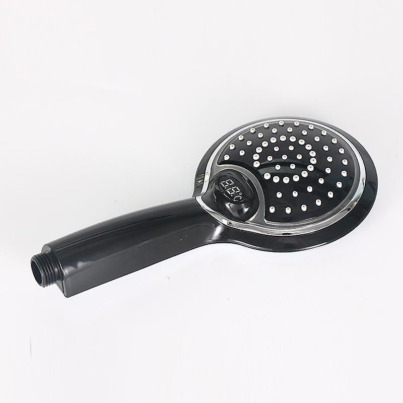 LED Shower Head, with Temperature Display, LED Shower Head Hand Shower, 3 Colors Temperature Control