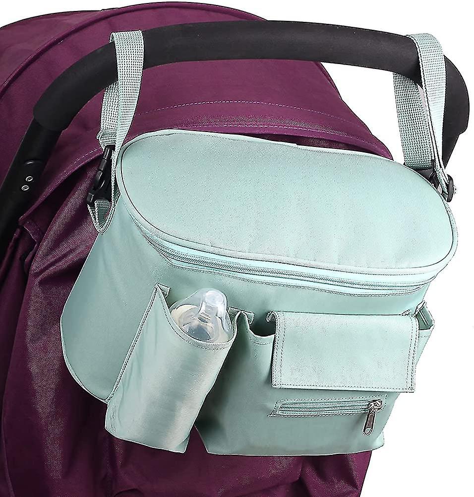Universal Baby Stroller Organizer Large Capacity Multi Compartments Hanging