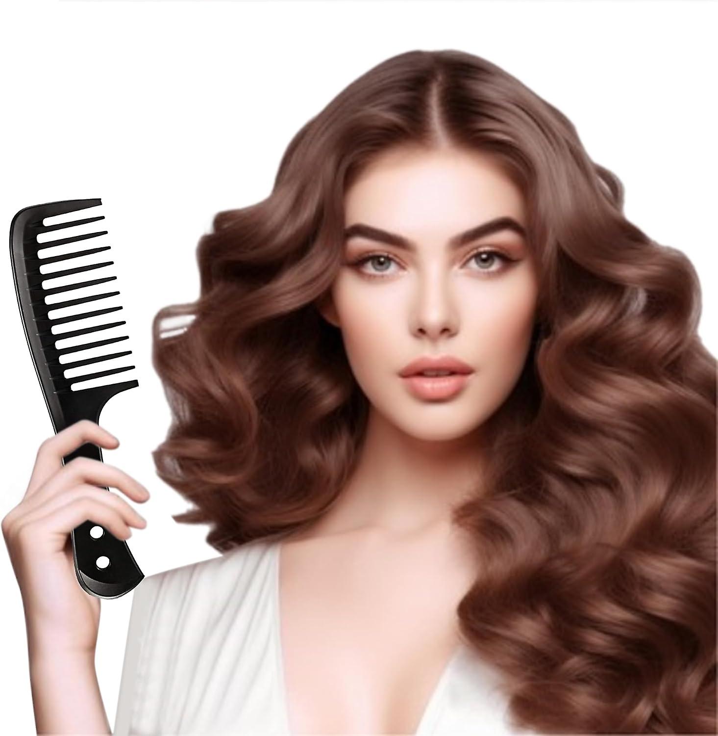 Combs Wide Tooth Comb for Curls helps maintain Curls and Waves without Causing Frizz Effectively De