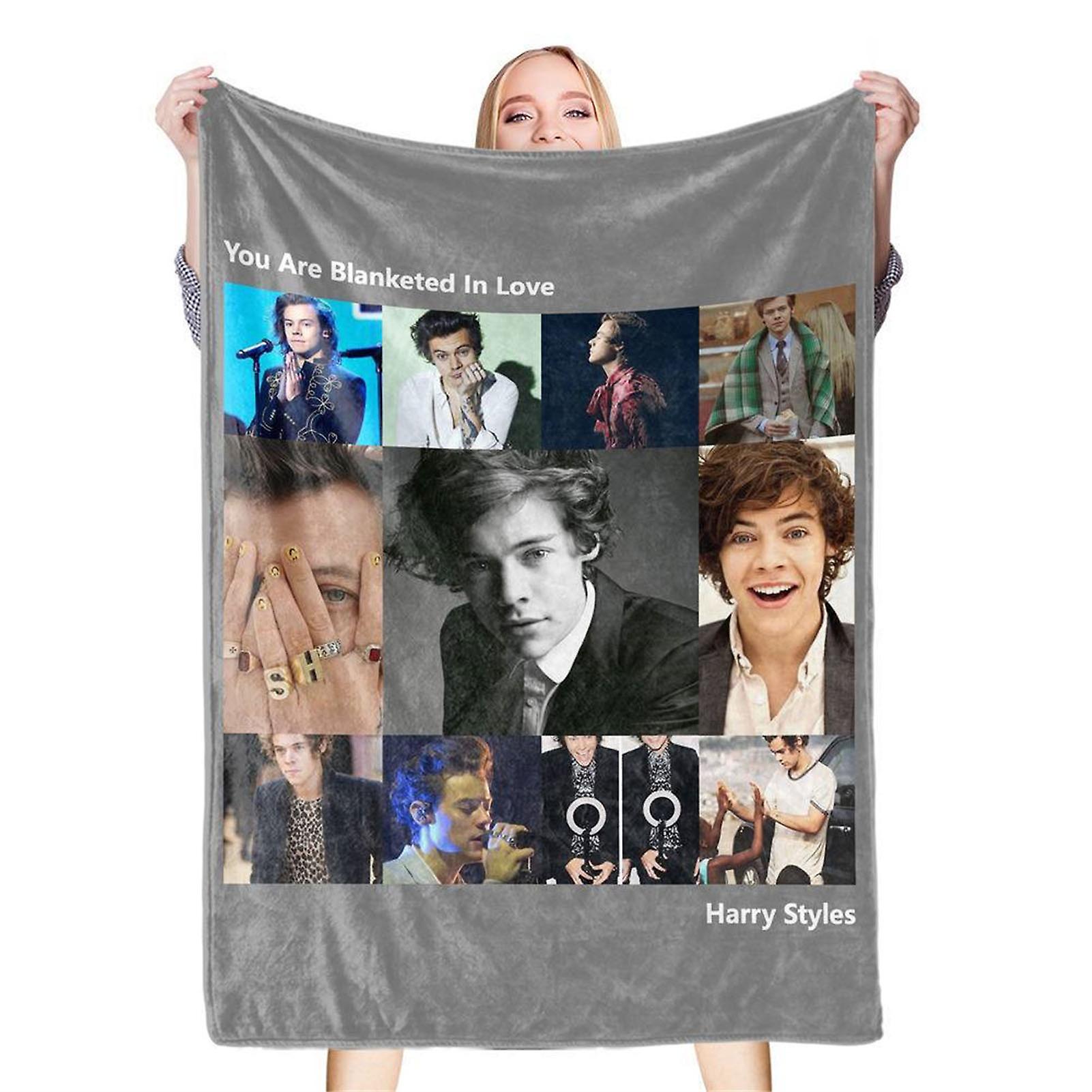 Sofa Throw Blanket Clear Printing Lightweight Soft Comfortable Decorative Blanket for Home Office 150x200cm\/59.1x78.7in