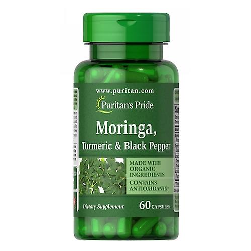 Puritan's Pride Moringa Turmeric & Black Pepper, 60 Capsules