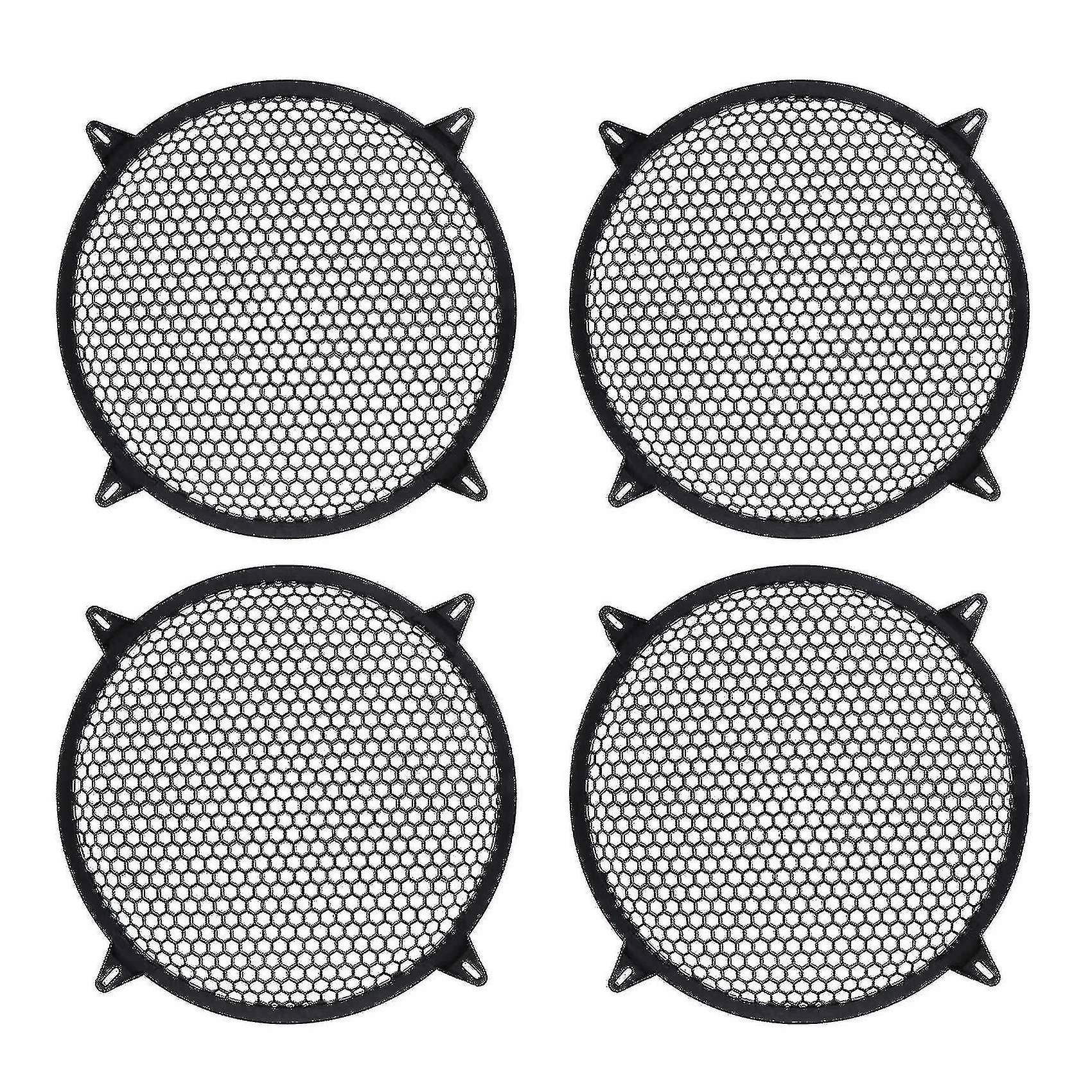 4x Subwoofer Grid Wzmacniacz głośnika samochodowego Grill Cover Mesh - 10 cali
