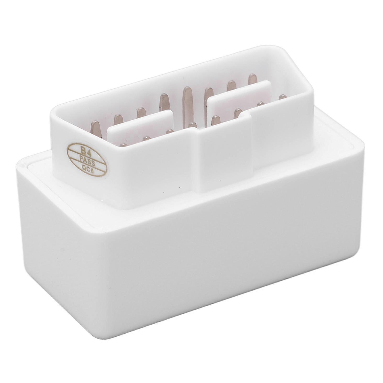 Blutooth 4.0 OBD2 Scanner Engine Fault Code Reader OBD Car Diagnostic Tool White for Automotive