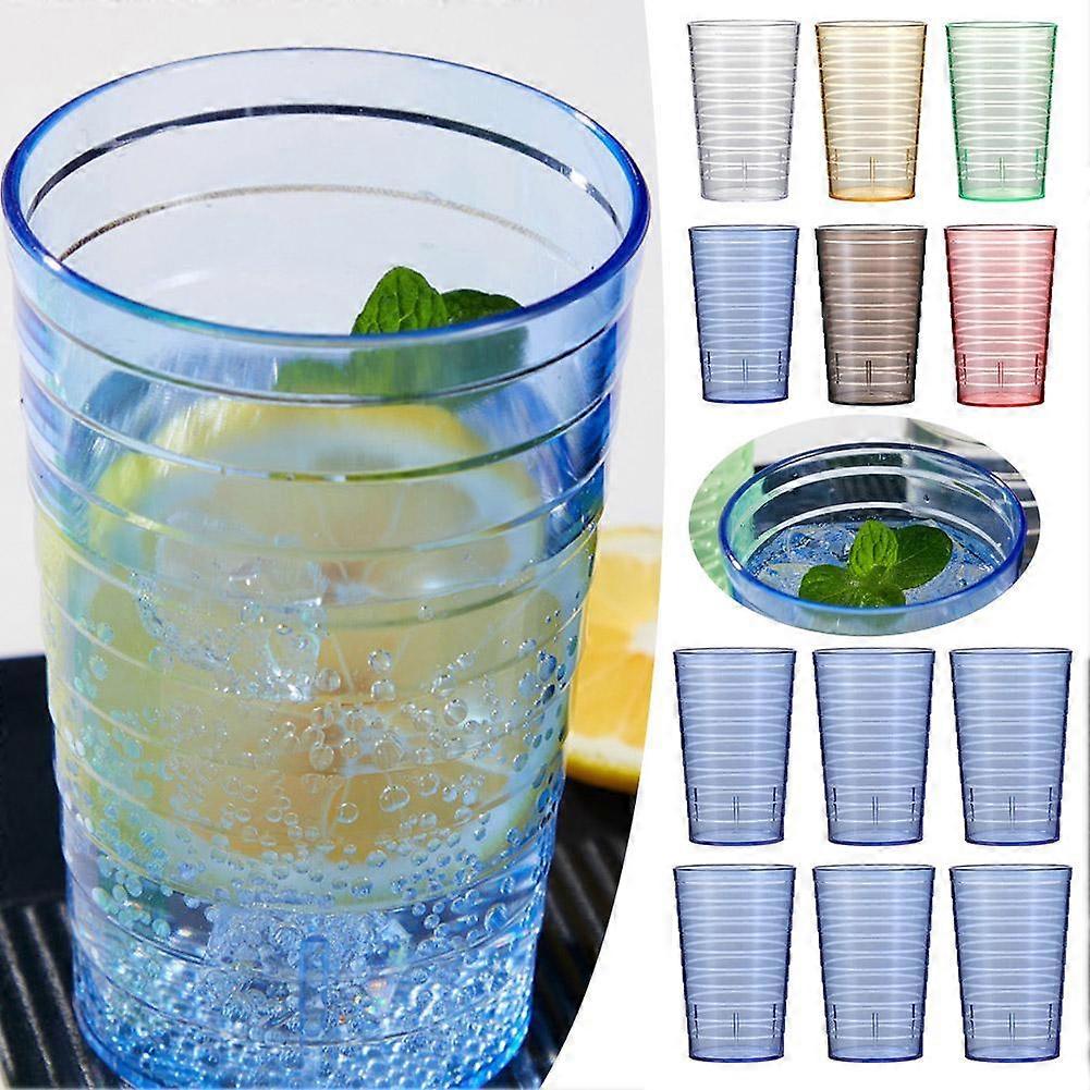 6pcs Cups for Acrylic High Grade Plastic Drinking Cups Plastic Water Glass