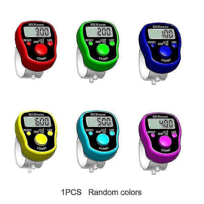 Electronic Finger Counter Resettable Led Electronic Digital Display Finger Hand