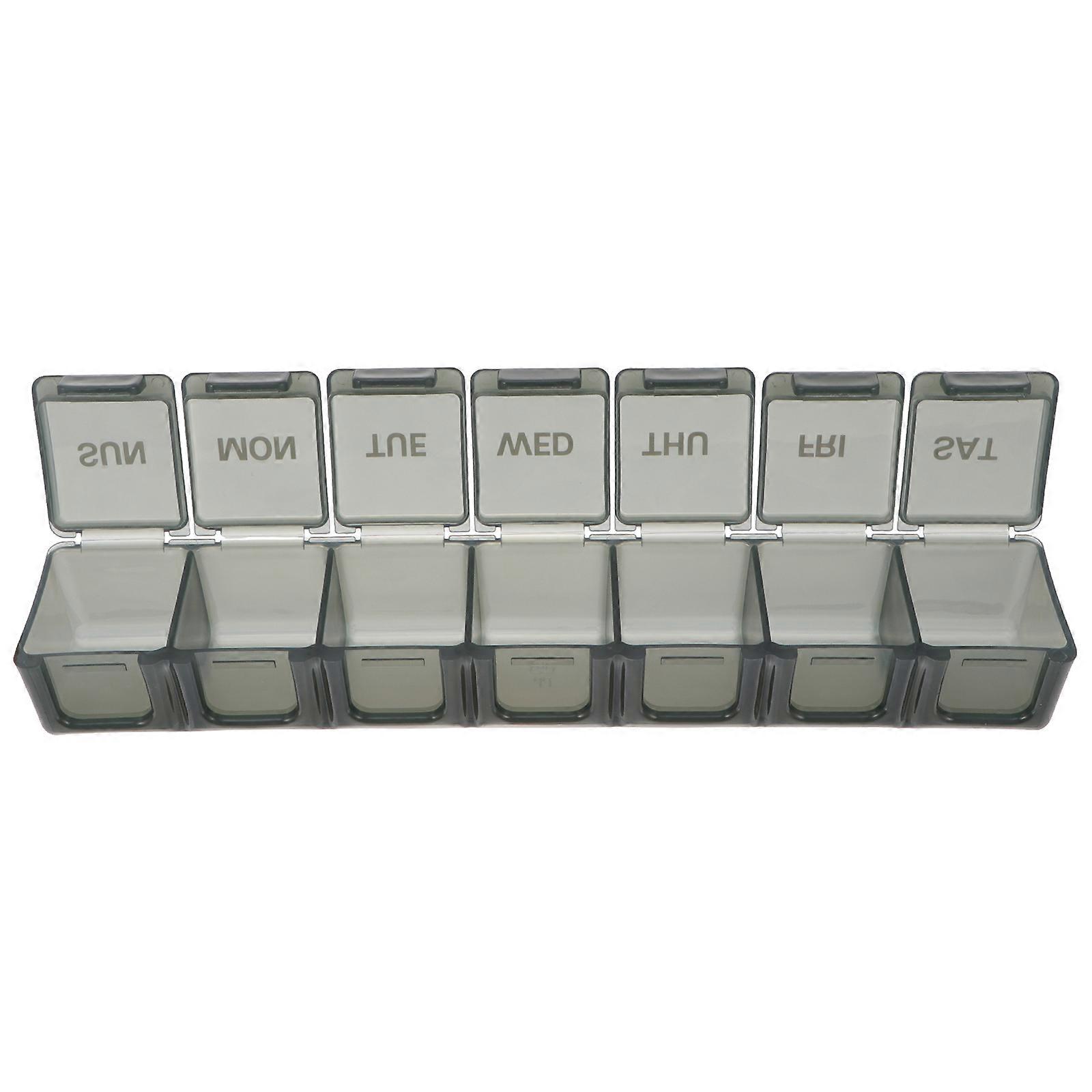 Weekly Pill Organizer Quick-Refill Daily Pill Case Removable Medicine Box