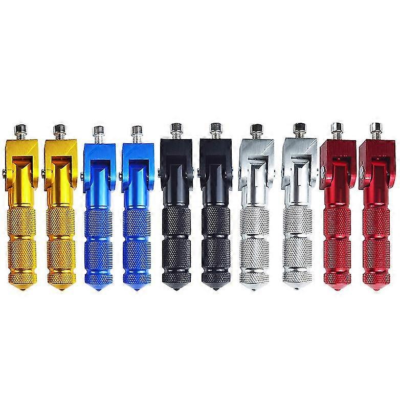 1 ζευγάρι Cnc Universal πεντάλ μοτοσικλέτας Footpeg Foot Rest Universal Folding Pedals Scooter Modified Motorbike Accessories